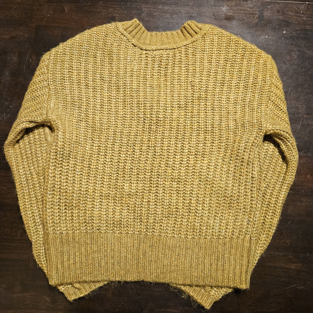 a.n.a Women's V-Neck Sweater in Mustard - Picture 7 of 7